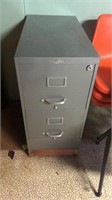 Steel File Cabinet, 2 drawer file cabinet, 28.5”