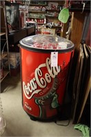 Coca- Cola Cooler with Empties