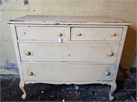 Antique Chest Of Drawers Wood 41x19x36