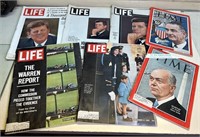 LIFE Magazines John F Kennedy Covers, Time Magazin