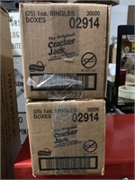 2 boxes cracker jacks - each box has 25 1oz boxes