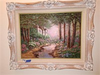 VIOLET SCHWENIG SIGNED ORIGINAL OIL PAINTING