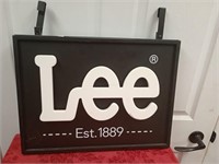 Lee  hanging sign