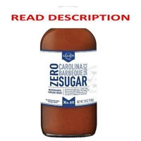 No Sugar BBQ Sauce  18oz  20 pack  BB 3/5/23