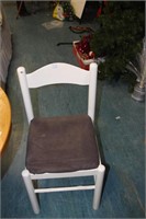 4 painted chairs