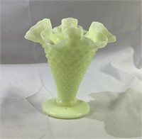 Fenton 5.5 inch cream Vase