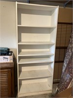 White Bookshelves w/ Adjustable Shelves