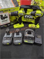 Ryobi 18V Brushless Drill/Driver & Impact Driver