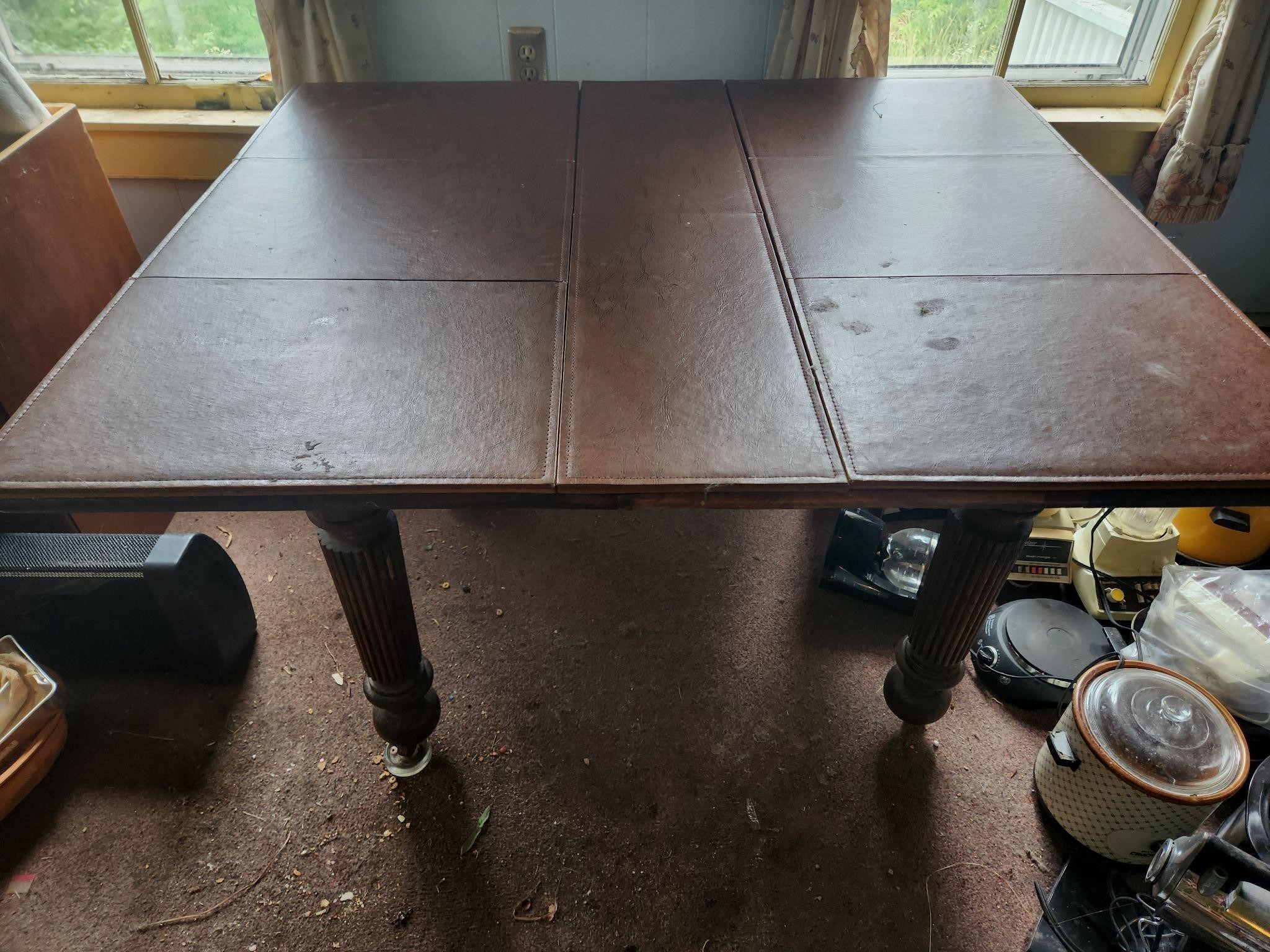 Dining table with cover