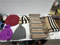 Decorative scarfs and hats