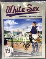 Carlton Fisk, Ozzie Guillen Autographs, White Sox