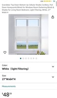 CORDLESS SHADES (OPEN BOX)