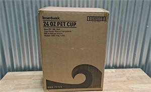 Box of 24 oz. Clear Plastic Cups