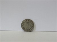 1918 CANADIAN 10 CENTS SILVER COIN