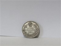 1917 CANADIAN 10 CENTS SILVER COIN