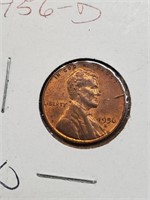 Uncirculated 1956-D Wheat Penny