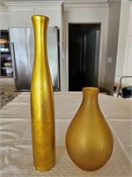 Yellow Hued Vases