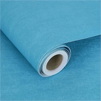 TORC Teal Blue Peel Stick Wallpaper 20.8x49.2