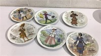 Six Limoges Collector Plates M16D
