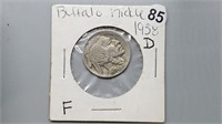1938d Buffalo Nickel rd1085