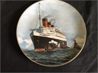Queen Mary Ship Plate