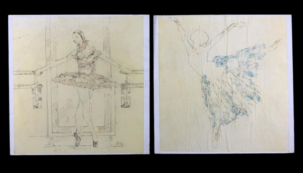 (2) Carol Pankratz "Ballet 1 & 2" Art