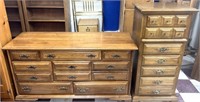(2) 8-6 drawer gassers with vanity mirror