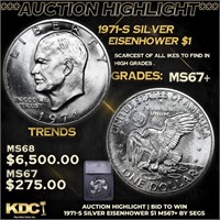 ***Auction Highlight*** 1971-s Silver Eisenhower D