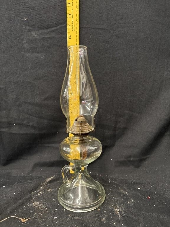 glass oli lamp