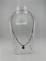 Turquoise inlay Pendant Necklace