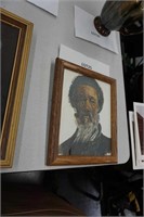 Ron Zdriluk original painting of an elderly man