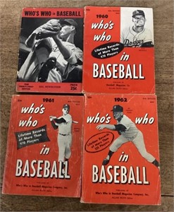 4 Who’s Who in Baseball books