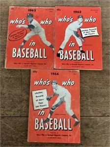 3 Who’s Who in Baseball books
