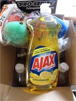 Ajax Dish Soap And Scrubbers