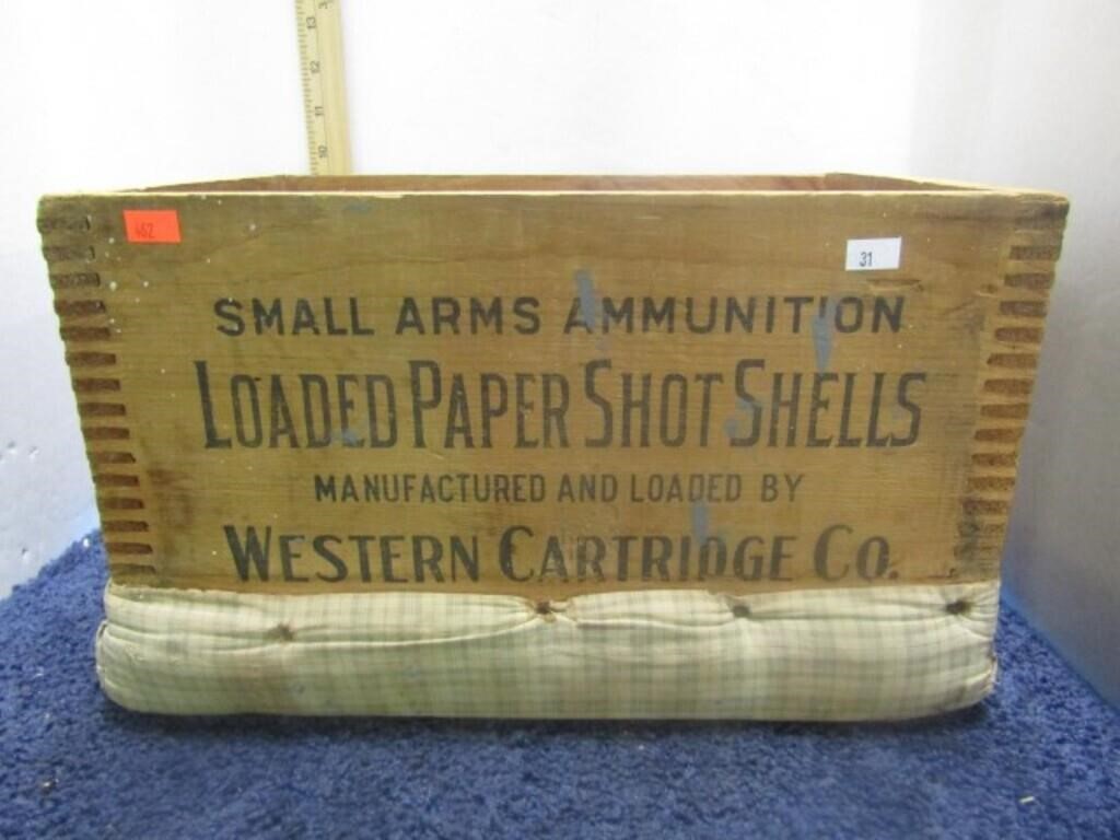 WESTERN CARTRIDGE Co. PAPER SHOT SHELLS CRATE