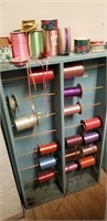 Large selection of Ribbon rolls with stand