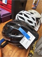 Three bike Helmets