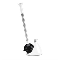 simplehuman Toilet Plunger and Caddy, Stainless