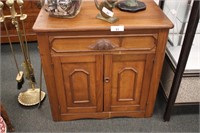 ANTIQUE EASTLAKE WOOD CABINET