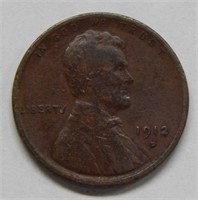 1912 D Lincoln Wheat Cent