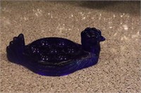 cobalt Blue Chicken Egg Holder