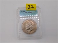 1971 D US Eienshower dollar GRADED MS66 coin