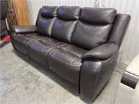 Leather Power Reclining Sofa