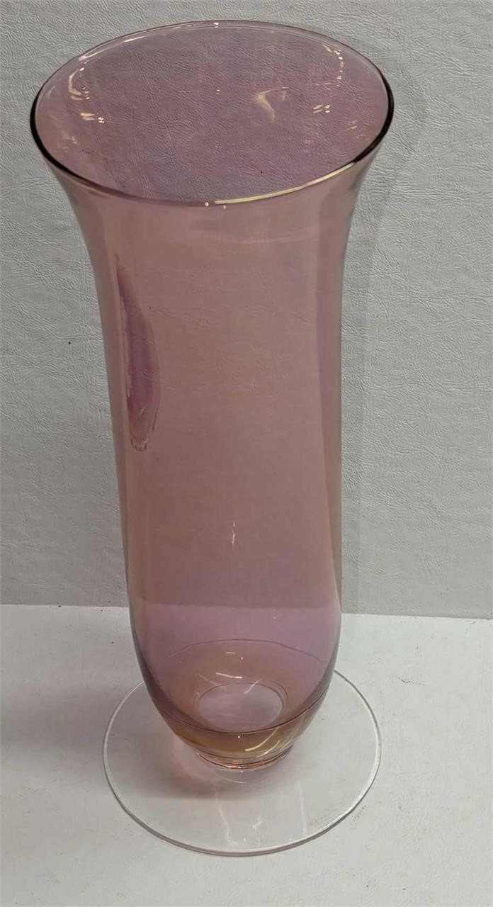 Vintage Art Glass 10" Vase