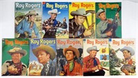 (9) DELL ROY ROGERS COMICS 10c ISSUES