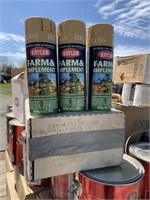 CASES OF KRYLON FARM AND IMPLEMENT SPRAY PAINT