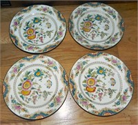 Set of 4 Sutherland England Kiang Plates