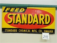 Feed Standard Chemical Mfg. Co. Metal Sign (24x12)