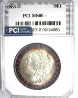 1885-O Morgan PCI MS-66+ LISTS FOR $675