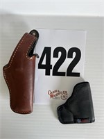 Leather revolver holster, Desantis 380